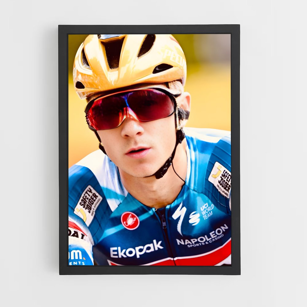 Poster La Piste de Remco – affiche Cyclisme (vue 2)